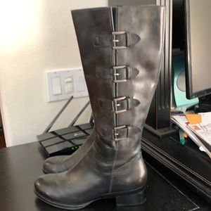 Ecco Black Knee-high Boots